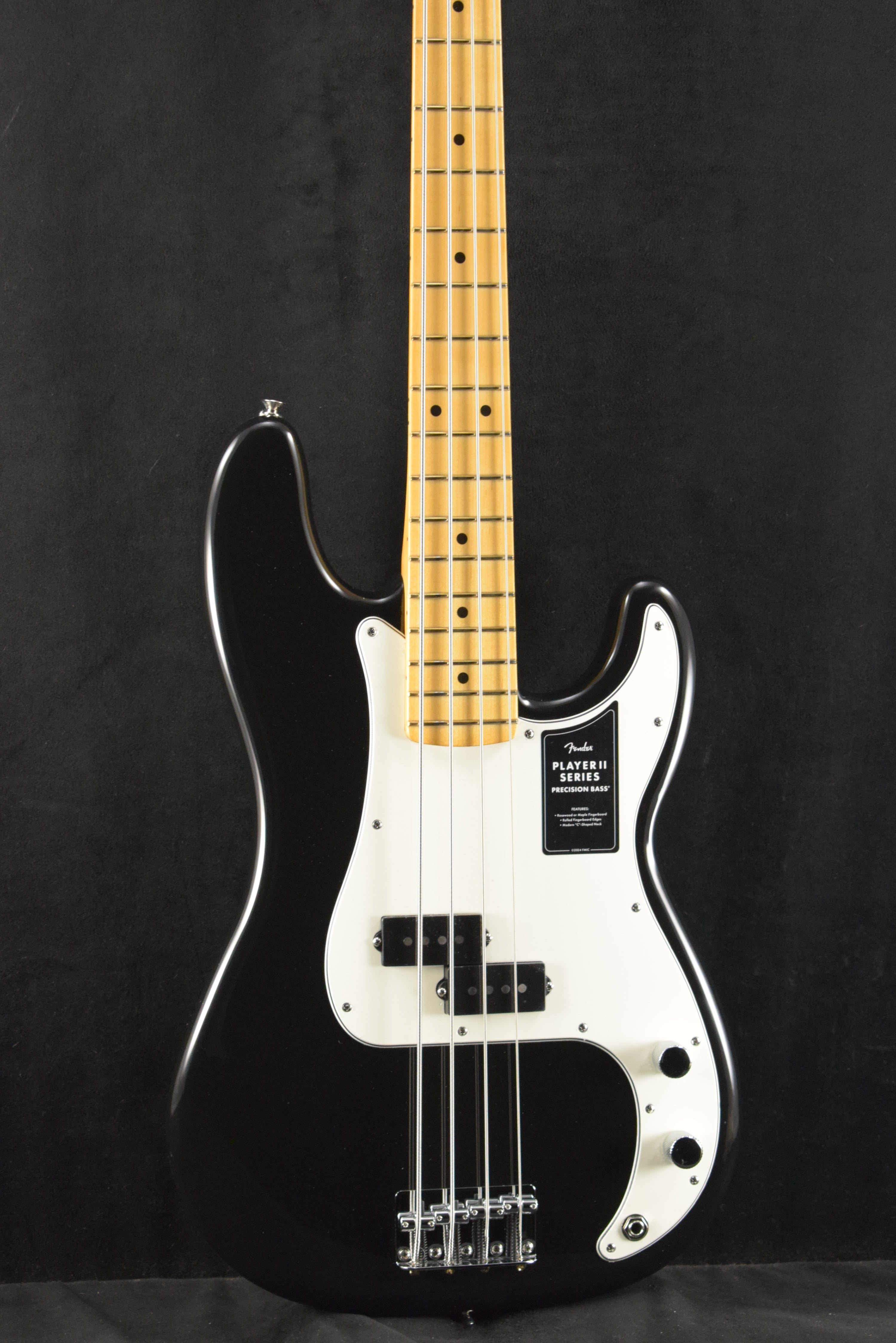 Fender Player II Precision Bass Black Maple Fingerboard – Fuller's