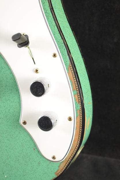 Fender Custom Shop '60s Custom Telecaster Thinline Relic Aged Seafoam Green Sparkle