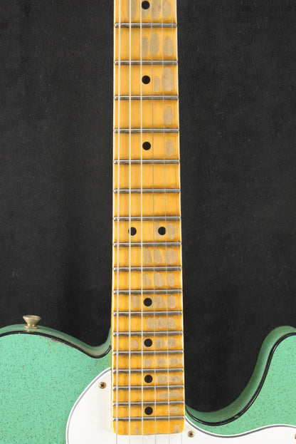 Fender Custom Shop '60s Custom Telecaster Thinline Relic Aged Seafoam Green Sparkle