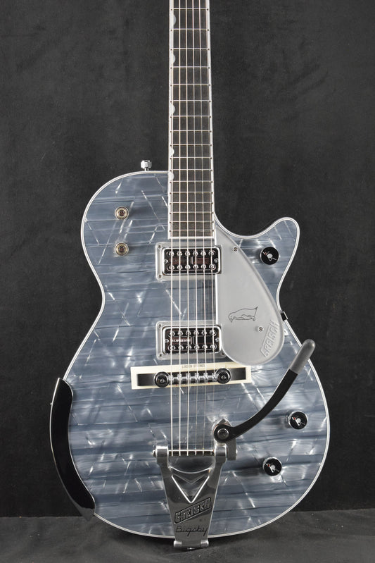 Gretsch G6134T-58 Limited Edition Penguin with String-Thru Bigsby Light Blue Pearl