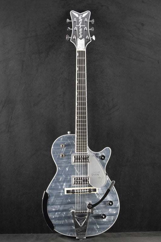 Gretsch G6134T-58 Limited Edition Penguin with String-Thru Bigsby Light Blue Pearl