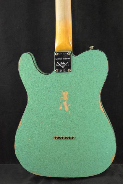 Fender Custom Shop '60s Custom Telecaster Thinline Relic Aged Seafoam Green Sparkle