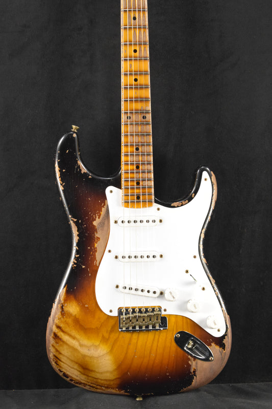 Fender Limited Edition 70th Anniversary 1954 Stratocaster Super Heavy Relic Wide-Fade 2-Color Sunburst