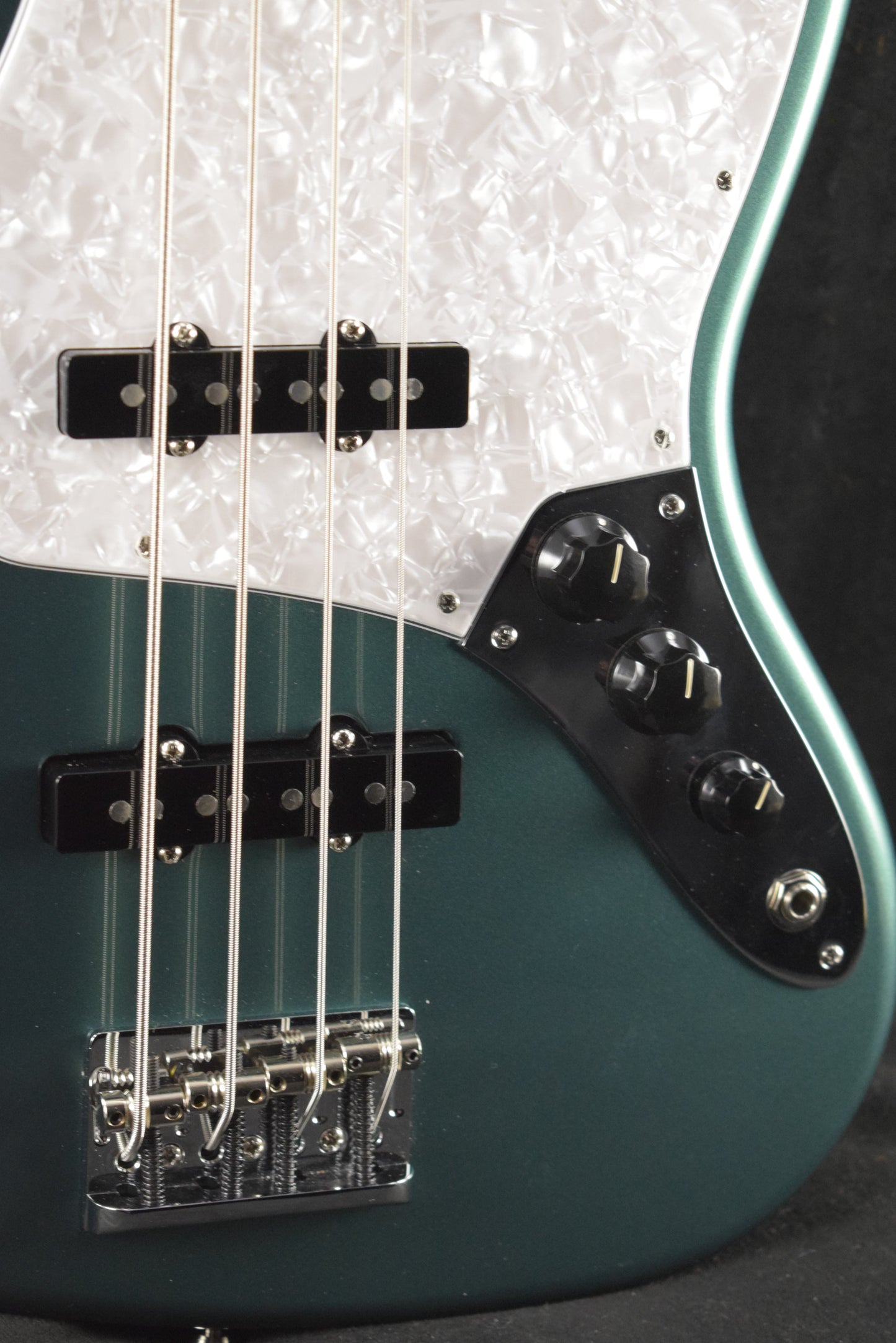 Fender Adam Clayton Jazz Bass Sherwood Green Metallic Rosewood Fingerboard