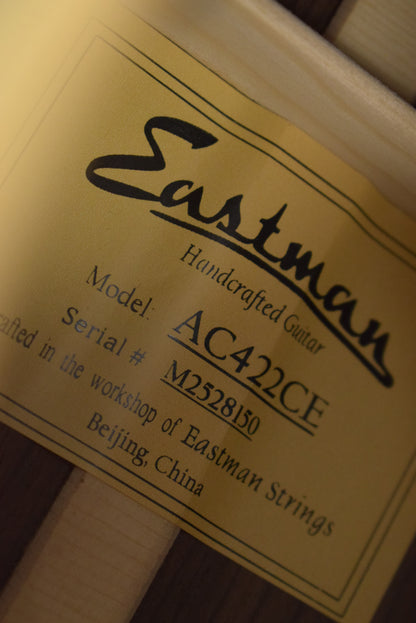 Eastman AC422CE Acoustic-Electric Grand Auditorium Natural Truetone Gloss