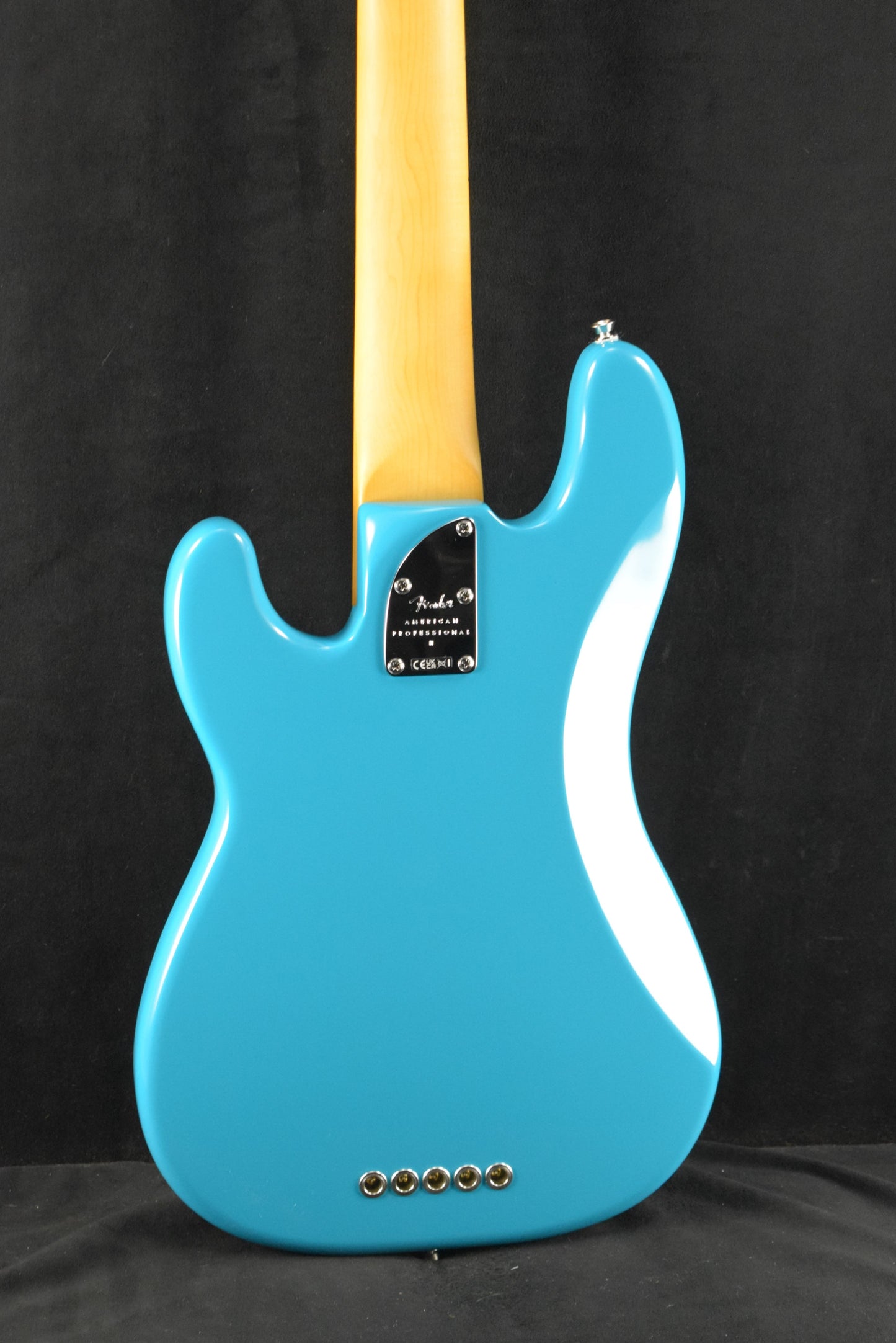 Fender American Professional II Precision Bass V Maple Fingerboard Miami Blue