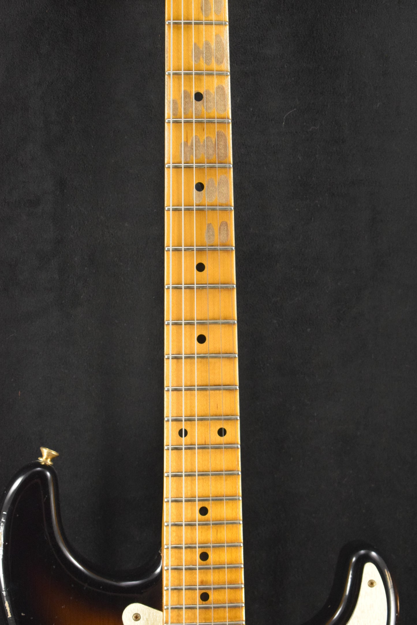 Fender Custom Shop '55 Stratocaster Relic Wide Fade 2-Color Sunburst Gold Hardware