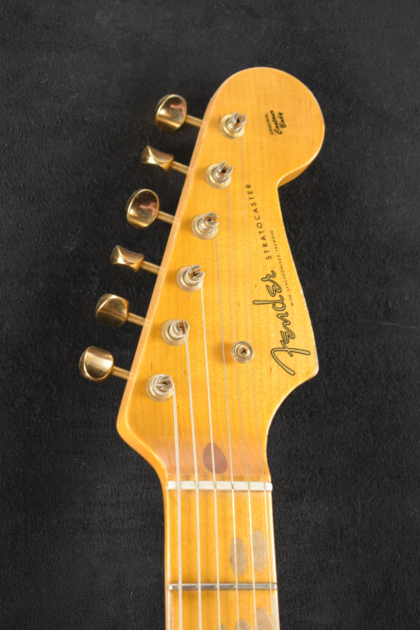 Fender Custom Shop '55 Stratocaster Relic Wide Fade 2-Color Sunburst Gold Hardware