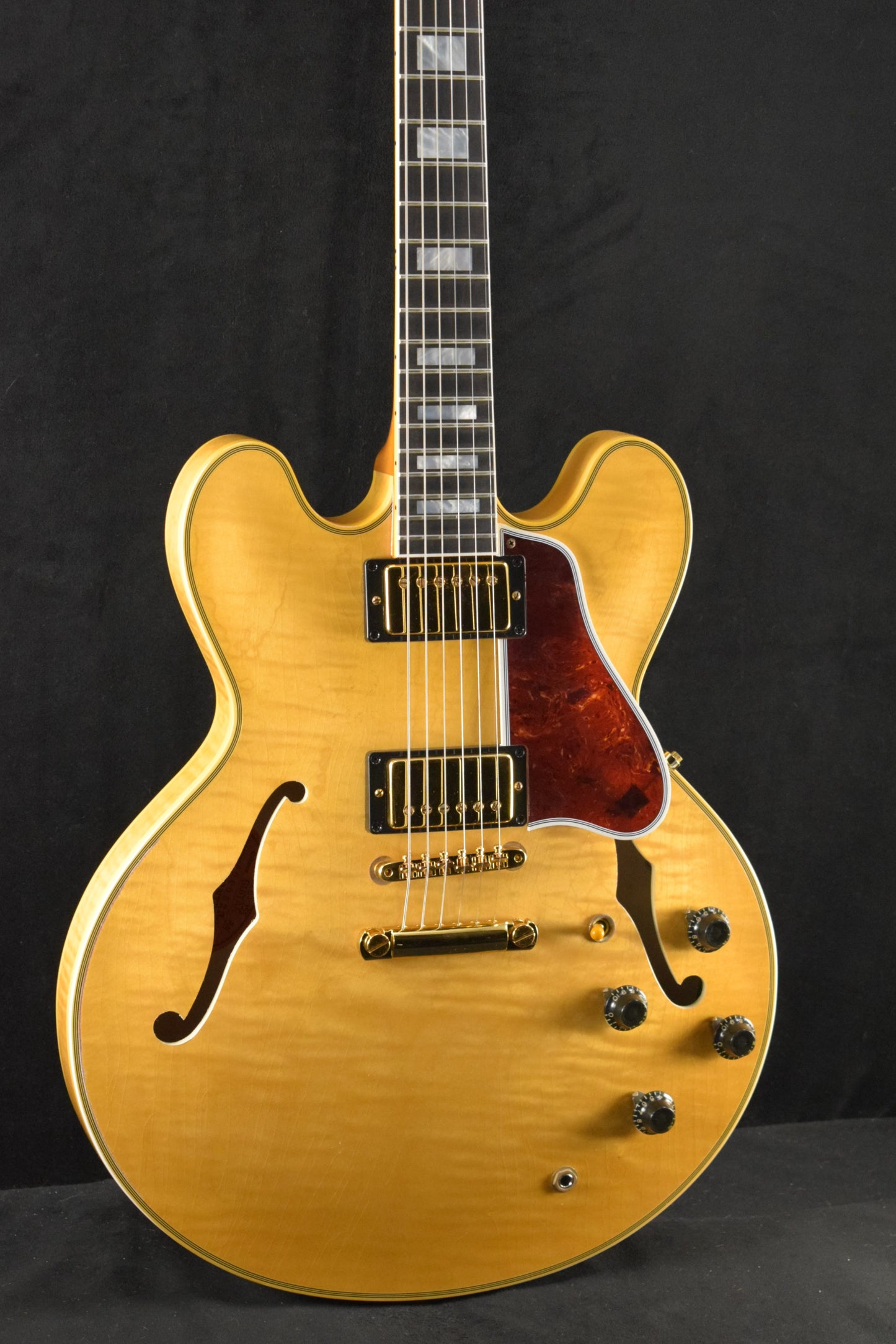 Gibson Custom LE 1960 ES-355 Reissue with Figured Maple Antique Blonde Light Aged