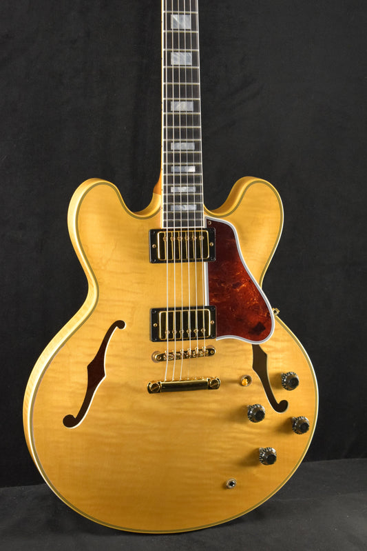 Gibson Custom LE 1960 ES-355 Reissue with Figured Maple Antique Blonde Light Aged