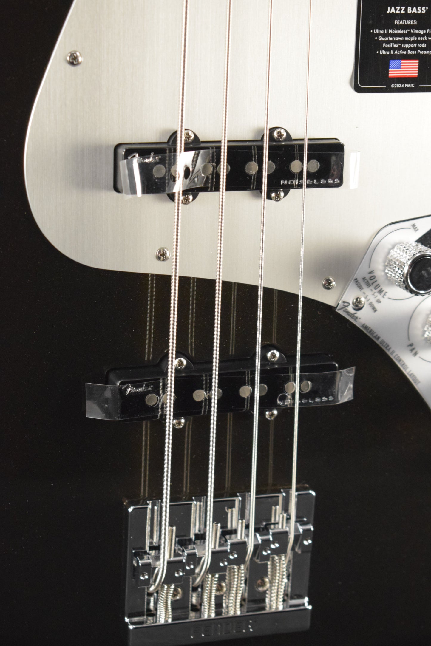 Fender American Ultra II Jazz Bass Texas Tea Ebony Fingerboard
