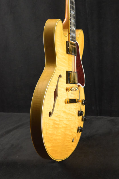 Gibson Custom LE 1960 ES-355 Reissue with Figured Maple Antique Blonde Light Aged