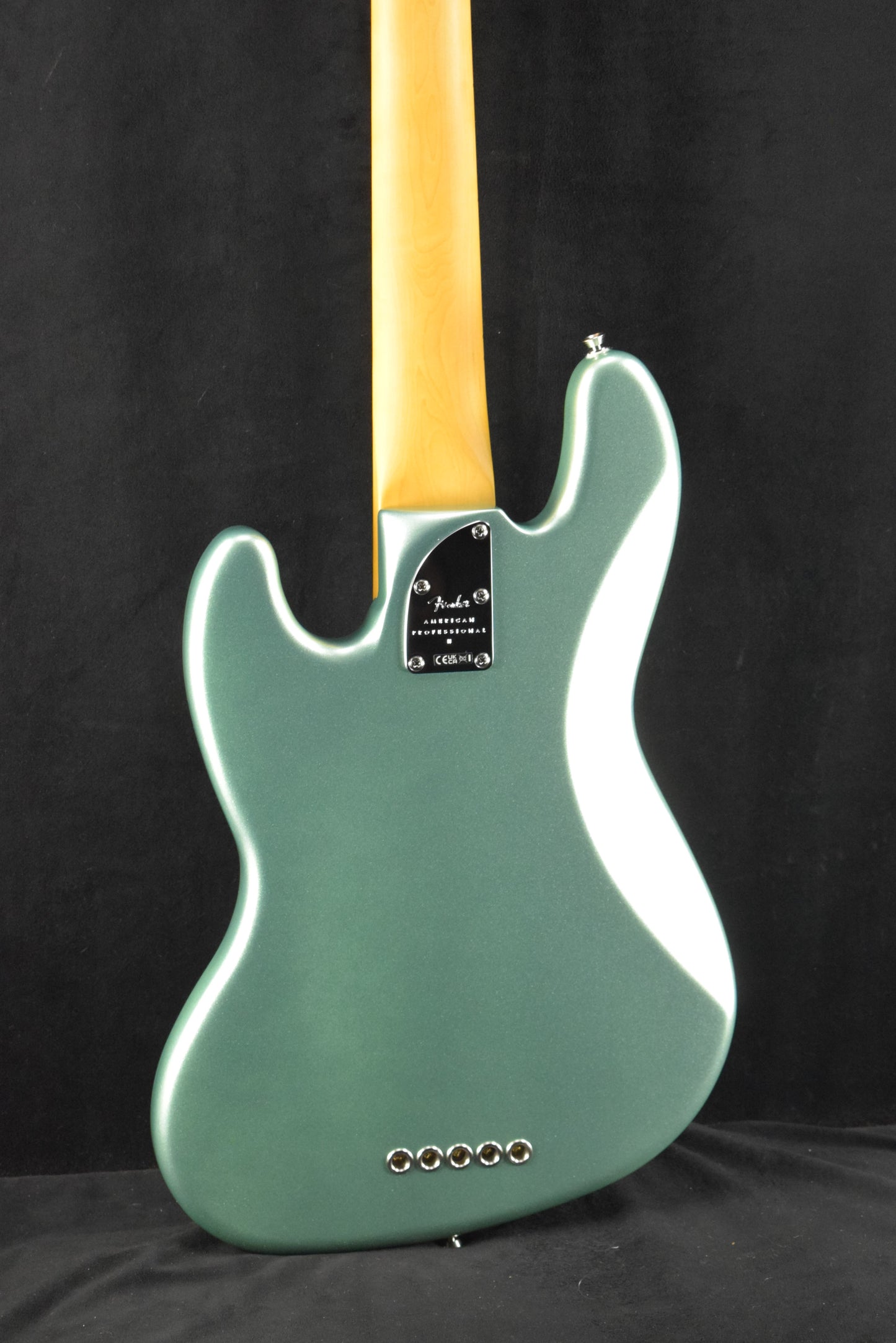 Fender American Professional II Jazz Bass V Maple Fingerboard Mystic Surf Green