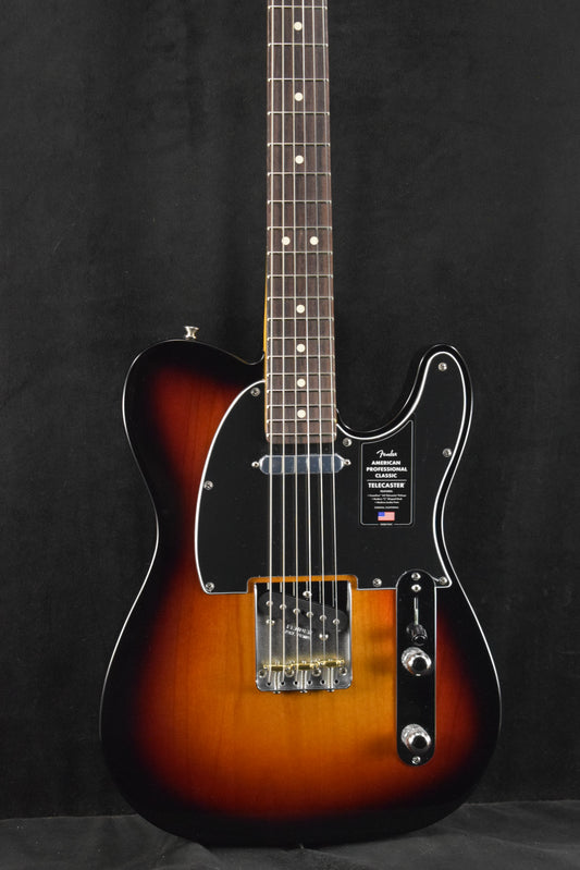 Fender American Professional Classic Telecaster 3-Color Sunburst Rosewood Fingerboard
