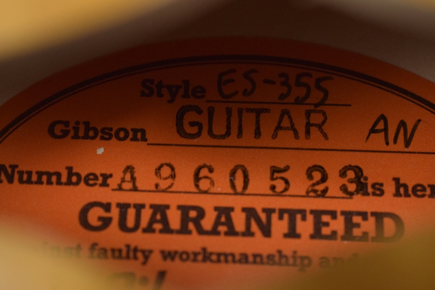 Gibson Custom LE 1960 ES-355 Reissue with Figured Maple Antique Blonde Light Aged