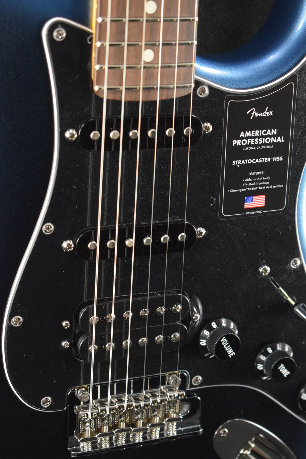Fender American Professional Stratocaster HSS Dark Night Rosewood Fingerboard