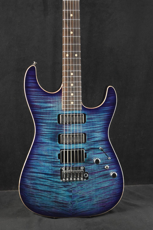 Tom Anderson Drop Top Ultraviolet Blue with Purple Edge Burst with Binding