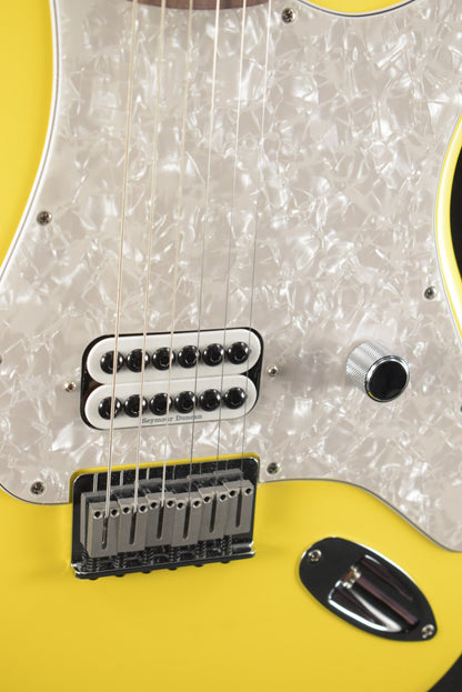 Fender Tom DeLonge Stratocaster Graffiti Yellow Rosewood Fingerboard