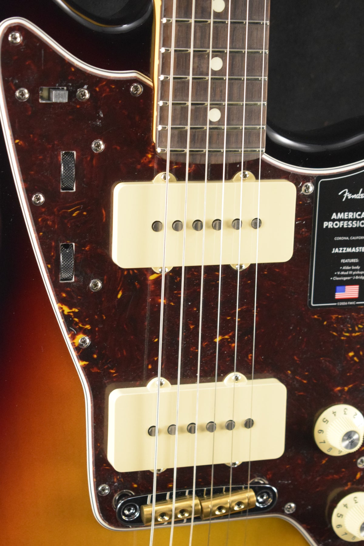 Fender American Professional Jazzmaster 3-Color Sunburst Rosewood Fingerboard