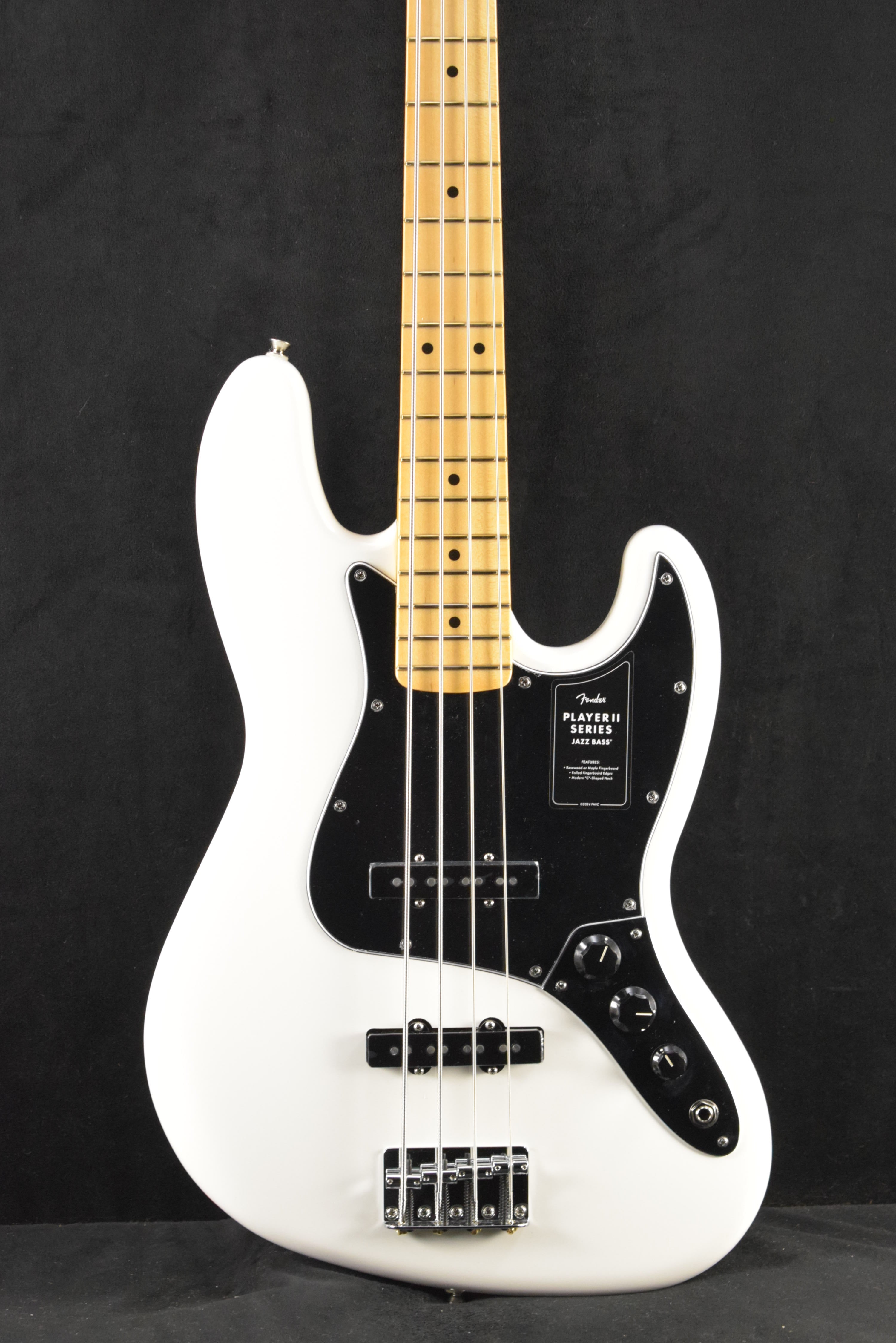 Fender Player II Jazz Bass Polar White Maple Fingerboard