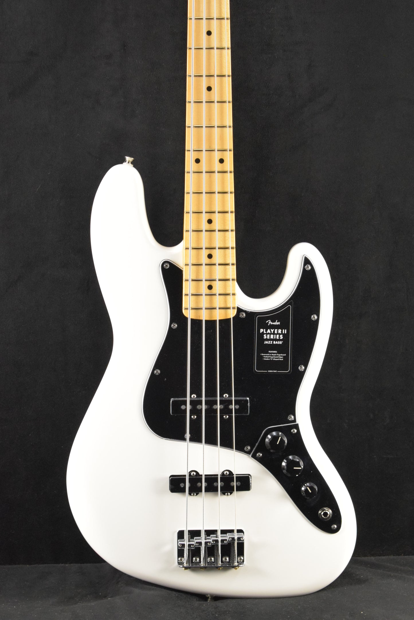 Fender Player II Jazz Bass Polar White Maple Fingerboard