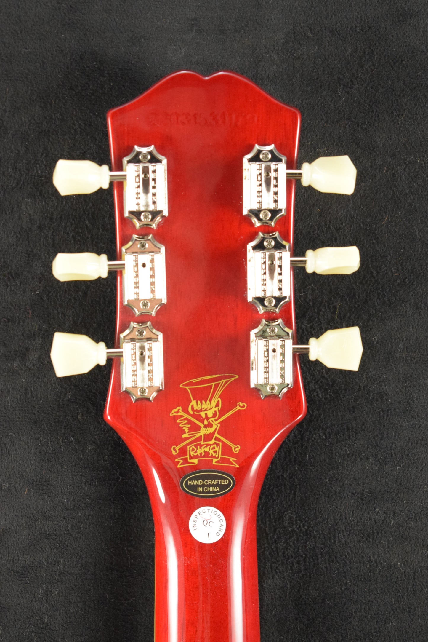 Epiphone Slash Les Paul Standard Vermillion Burst w/Hardshell Case