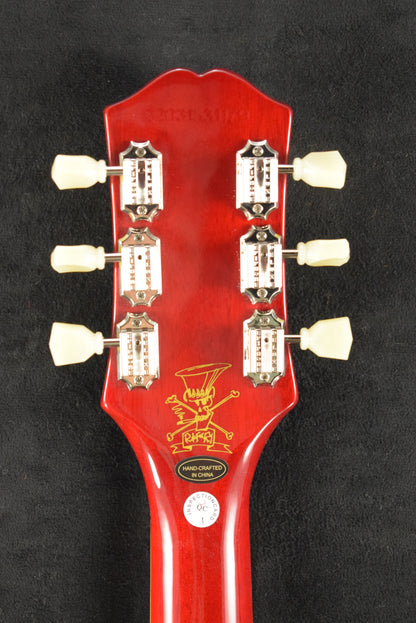 Epiphone Slash Les Paul Standard Vermillion Burst w/Hardshell Case