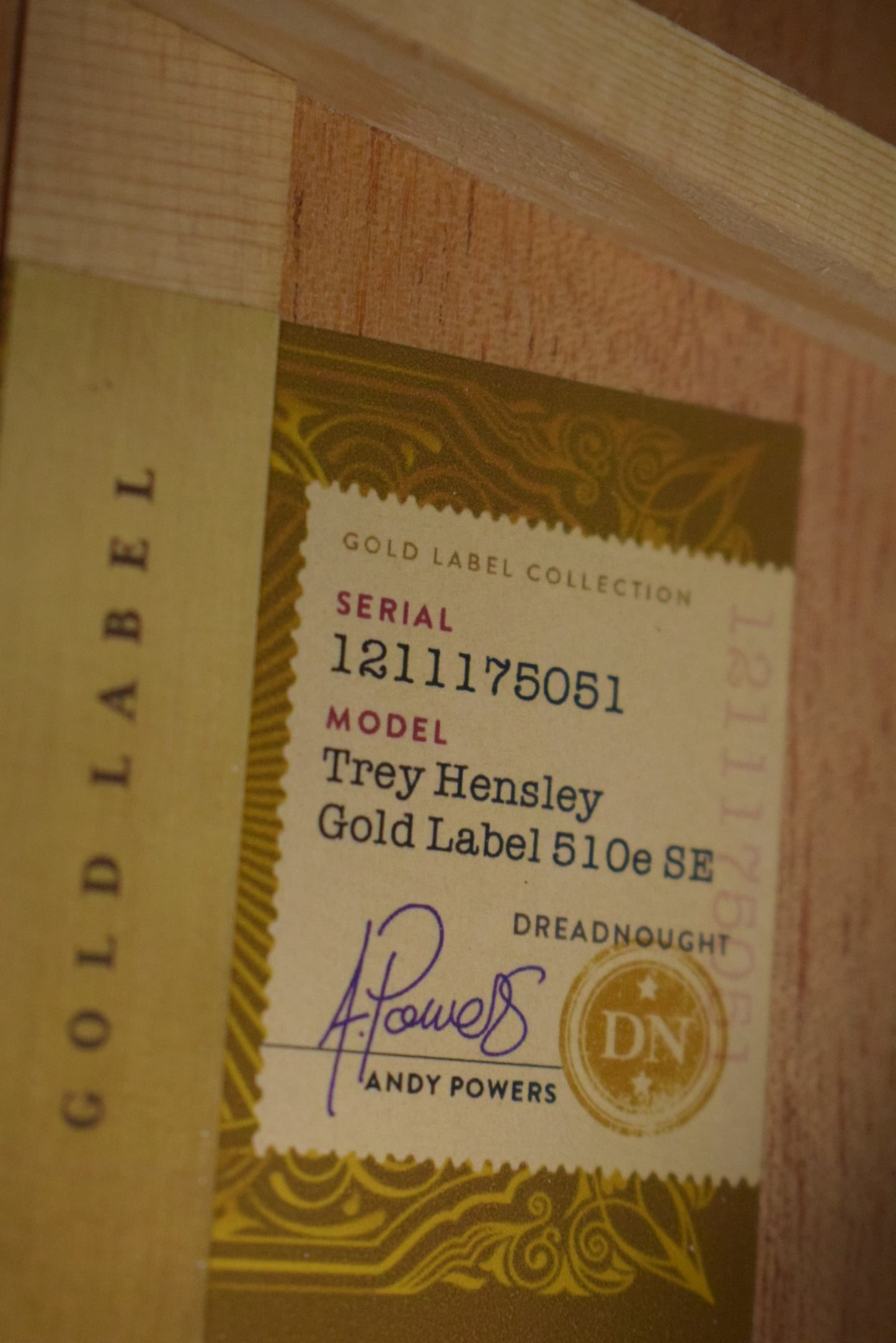 Taylor Trey Hensley Gold Label 510e Special Edition