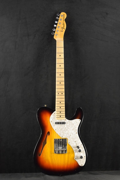 Fender '68 Tele Thinline Fiji Mahogany Journeyman Relic - 3-Color Sunburst