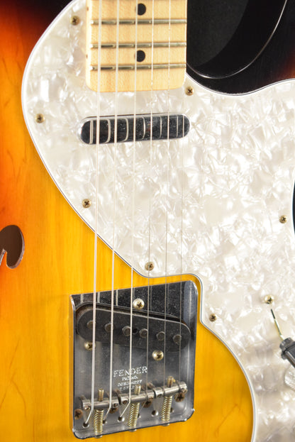 Fender '68 Tele Thinline Fiji Mahogany Journeyman Relic - 3-Color Sunburst