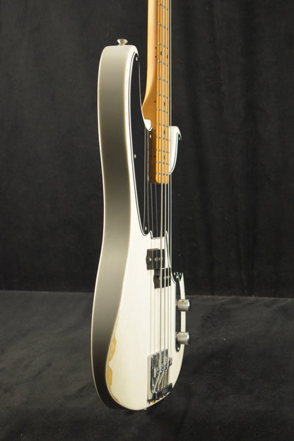 Fender Mike Dirnt Road Worn Precision Bass Maple Fingerboard White Blonde