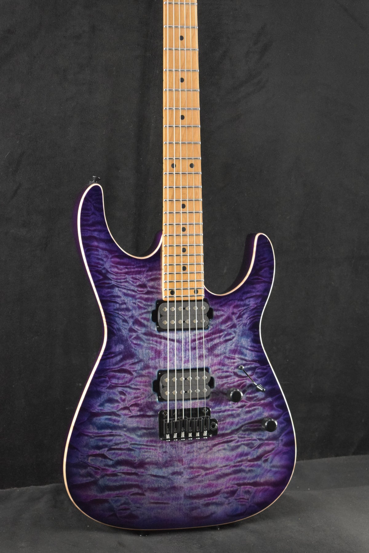 Tom Anderson Angel Ultraviolet Blue with Purple Edge Burst with Binding