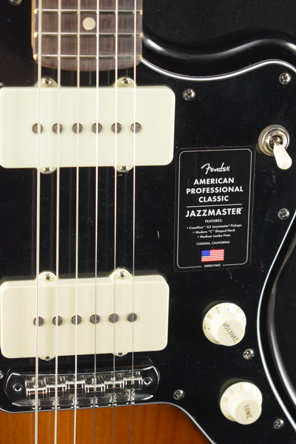 Fender American Professional Classic Jazzmaster 3-Color Sunburst Rosewood Fingerboard