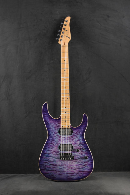 Tom Anderson Angel Ultraviolet Blue with Purple Edge Burst with Binding