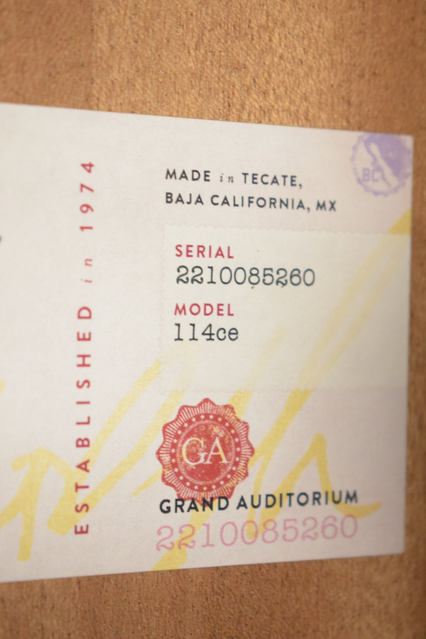 Taylor 114ce Sapele/Torrefied Spruce Natural