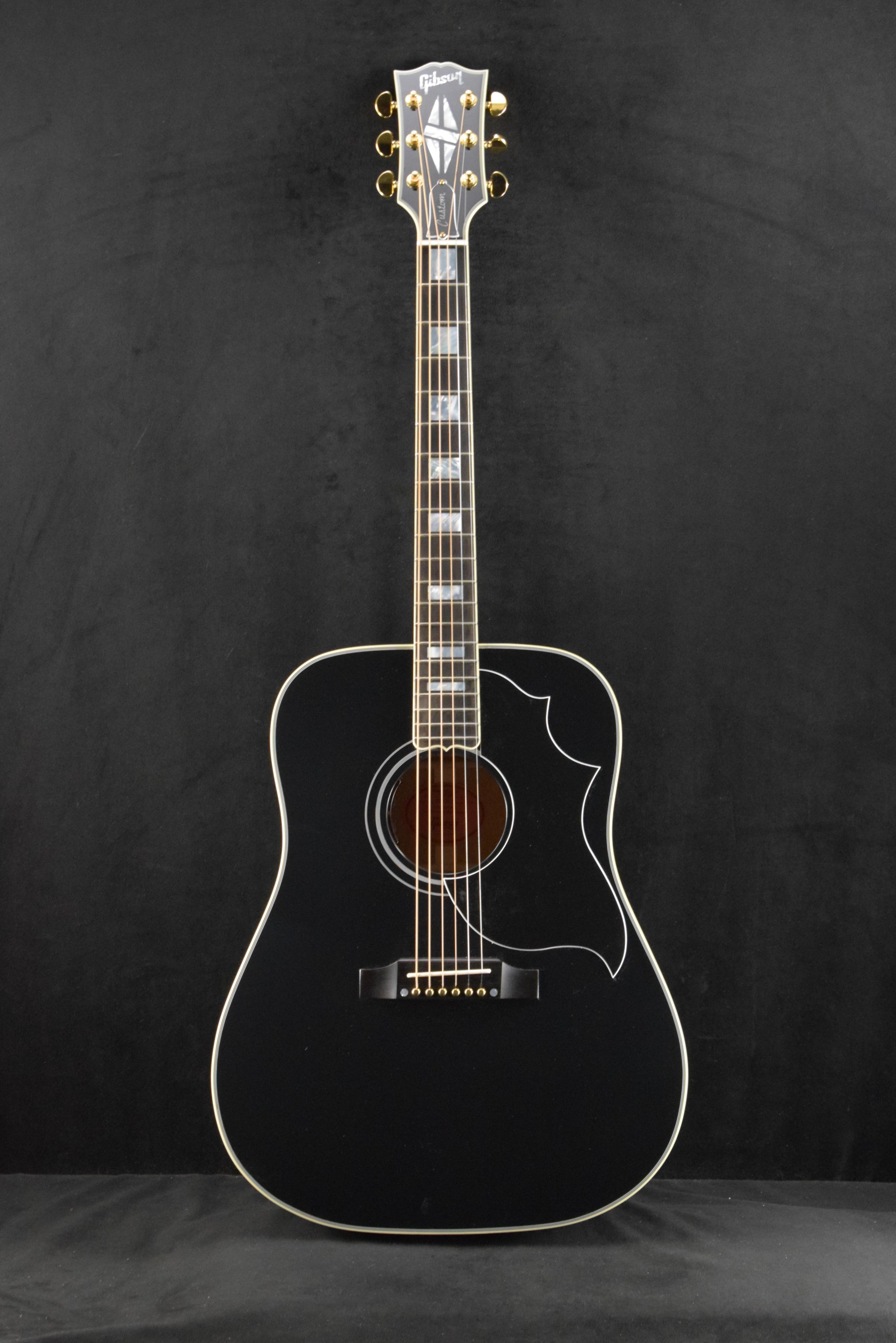 Gibson Custom Shop Hummingbird Custom Ebony – Fuller's Guitar