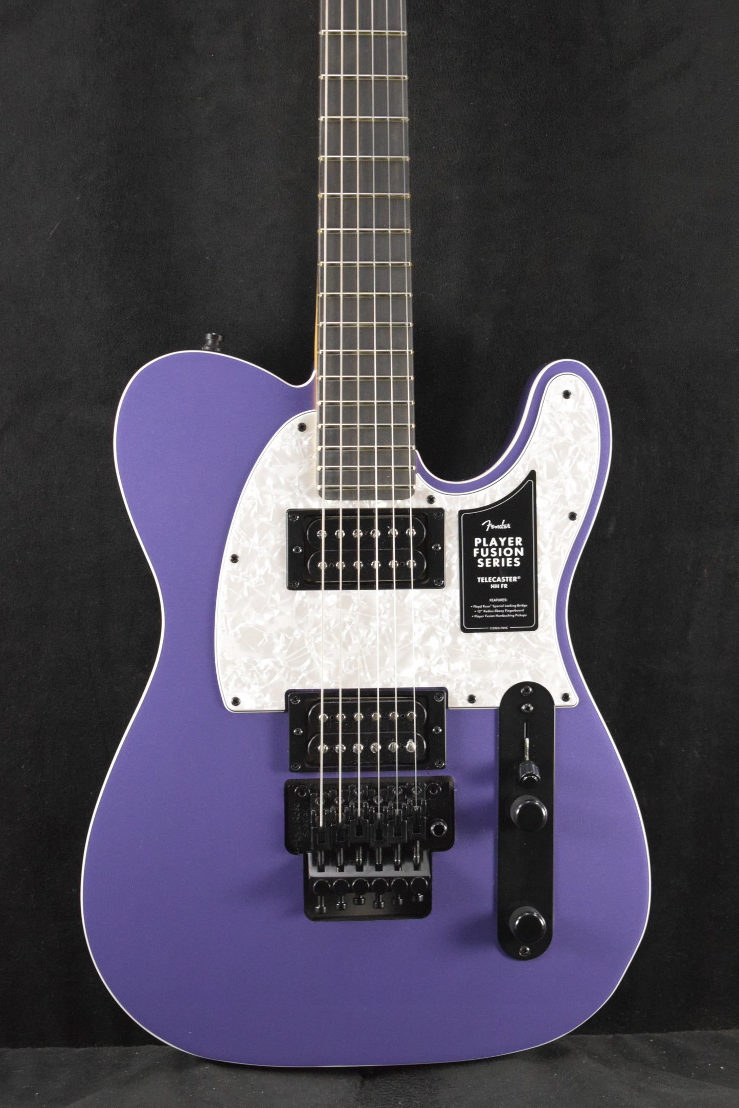 Fender Limited Edition Player Fusion Telecaster HH Floyd Rose Aura Metallic Ebony Fingerboard
