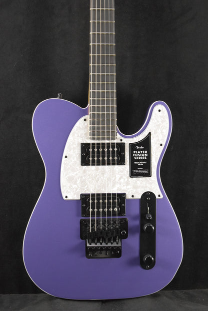Fender Limited Edition Player Fusion Telecaster HH Floyd Rose Aura Metallic Ebony Fingerboard