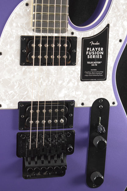 Fender Limited Edition Player Fusion Telecaster HH Floyd Rose Aura Metallic Ebony Fingerboard