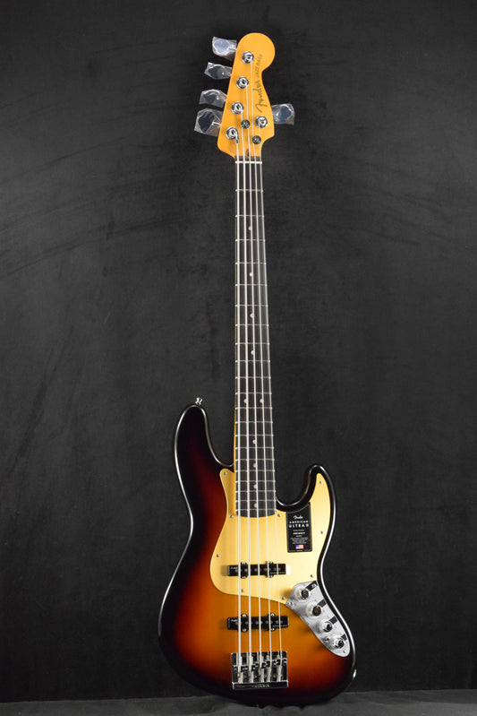 Fender American Ultra II Jazz Bass V 5-String Ebony Fingerboard Ultraburst