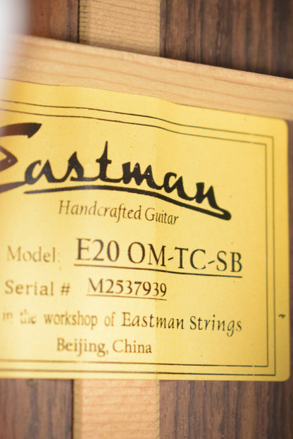 Eastman E20OM-TC-SB Orchestra Model Thermo-Cured Sunburst Truetone Gloss
