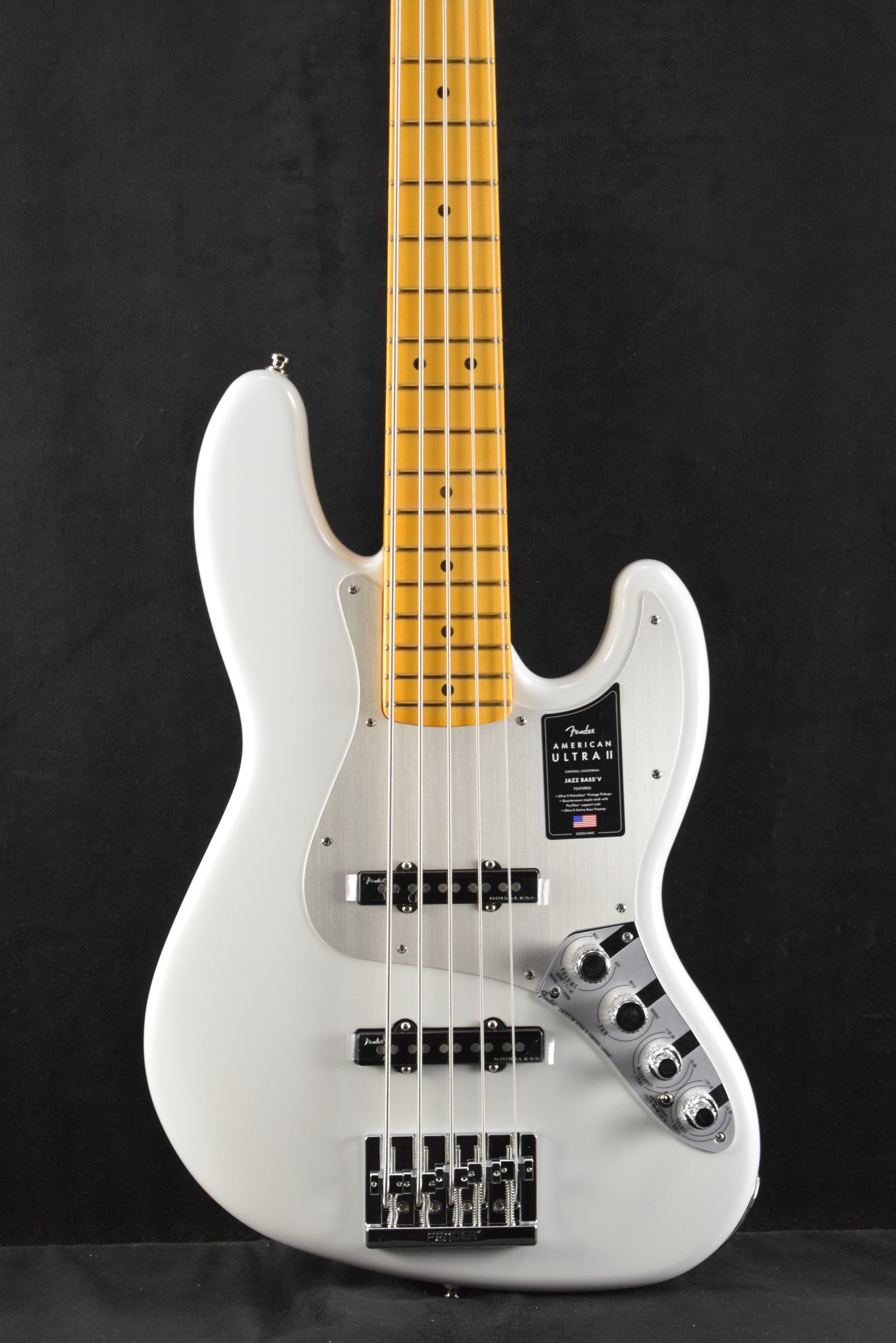 Fender American Ultra II Jazz Bass V Avalanche Maple Fingerboard