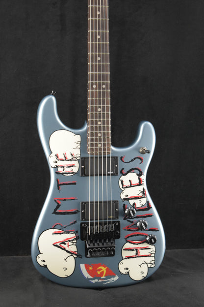 Fender Presents: Tom Morello "Arm The Homeless" Rosewood Fingerboard Blue Ice Metallic