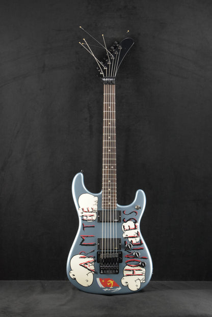 Fender Presents: Tom Morello "Arm The Homeless" Rosewood Fingerboard Blue Ice Metallic