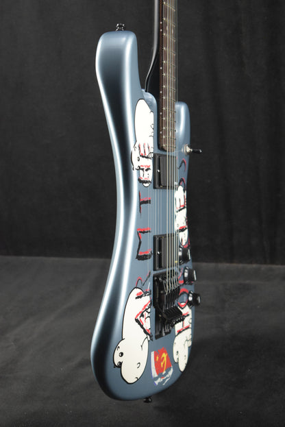 Fender Presents: Tom Morello "Arm The Homeless" Rosewood Fingerboard Blue Ice Metallic