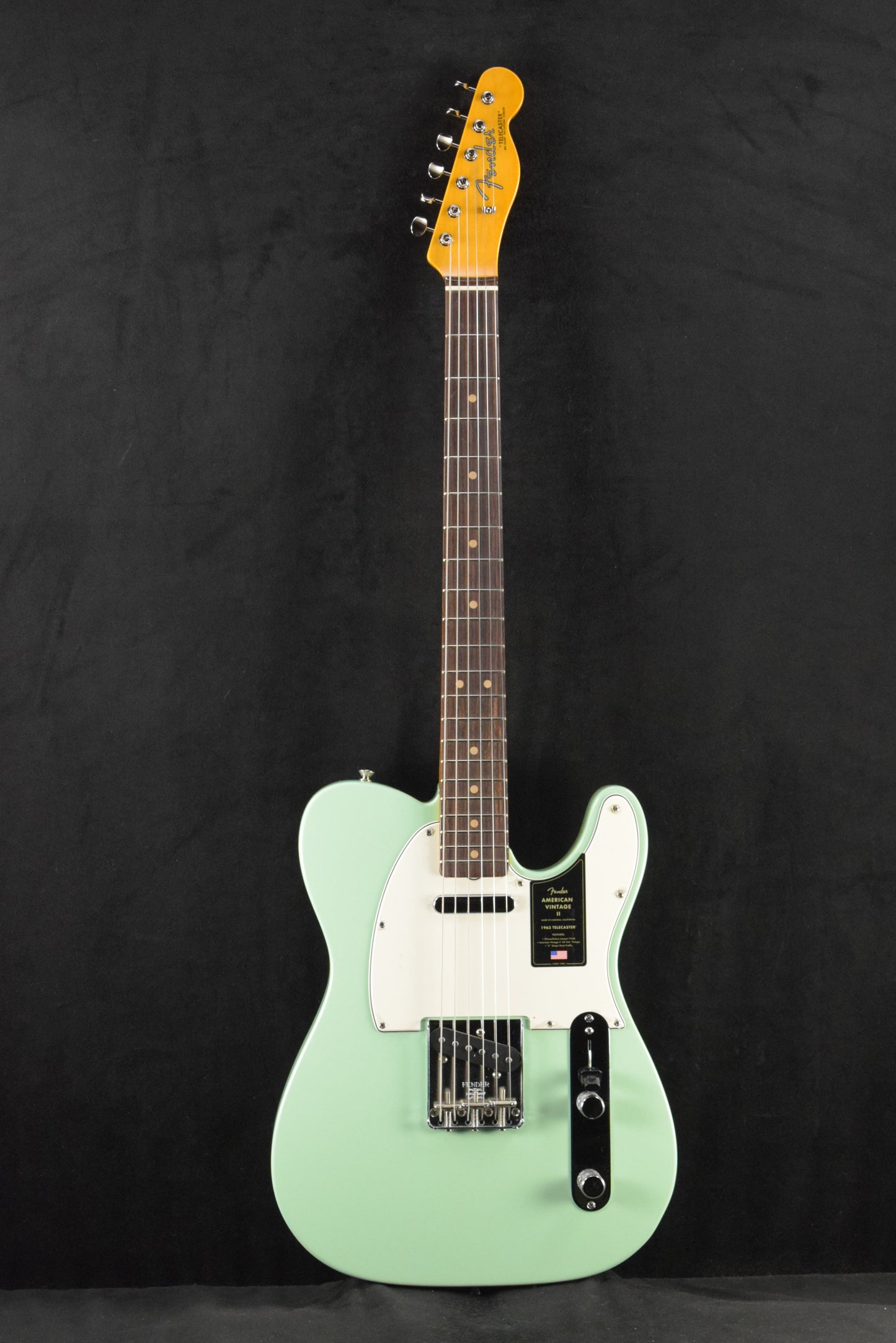 Fender American Vintage II 1963 Telecaster Surf Green Rosewood Fingerboard
