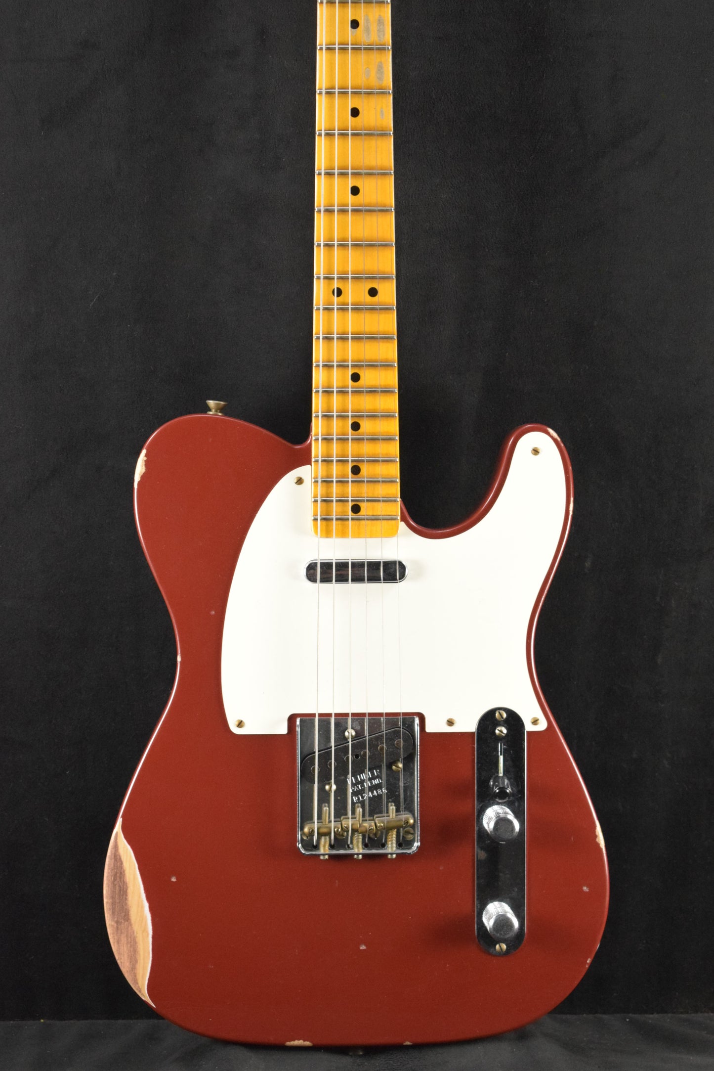 Fender Custom Shop Ltd Ed Reverse '50s Telecaster Relic - Aged Cimarron Red