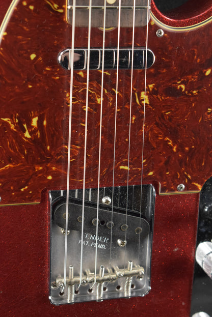 Fender Limited Edition 1963 Telecaster Journeyman Relic - Red Sparkle w/Matching Headstock