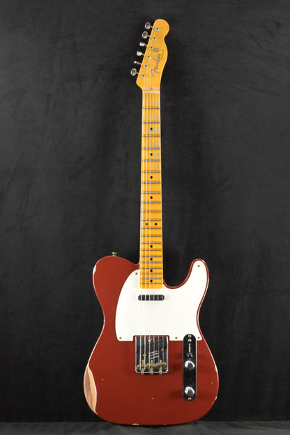 Fender Custom Shop Ltd Ed Reverse '50s Telecaster Relic - Aged Cimarron Red