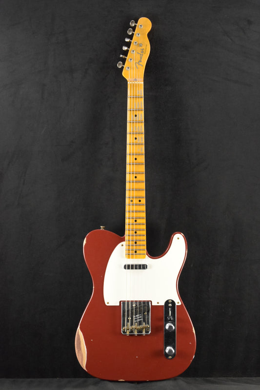 Fender Custom Shop Ltd Ed Reverse '50s Telecaster Relic - Aged Cimarron Red